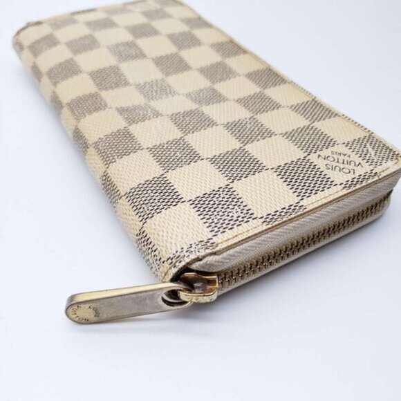 100% Authentic Louis Vuitton Damier Azur Zippy Zip Wallet 182-082125 - Picture 5 of 16